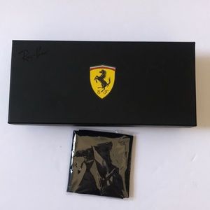 Ray•ban sunglasses box with cloth